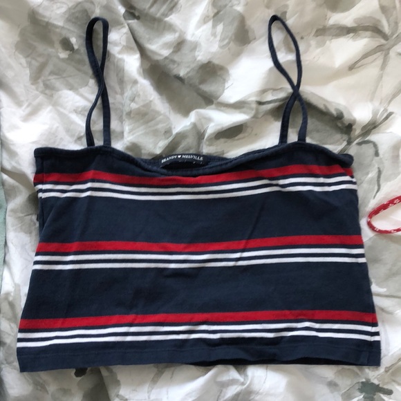 striped crop top from brandy melville - Picture 1 of 2